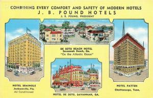 GA, Atlanta, Georgia, Hotel Patten, J.B. Pound Hotels, E.C. Kropp