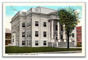 Harlan County Court House Harlan Kentucky KY UNP WB Postcard Y5