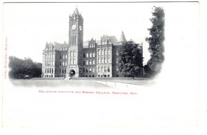 Collegiate Institute and Normal School, Hamilton, Ontario,