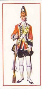 Carreras Vintage Cigarette Card Military Uniforms 1976 No 7 Grenadier 1745 Fi...