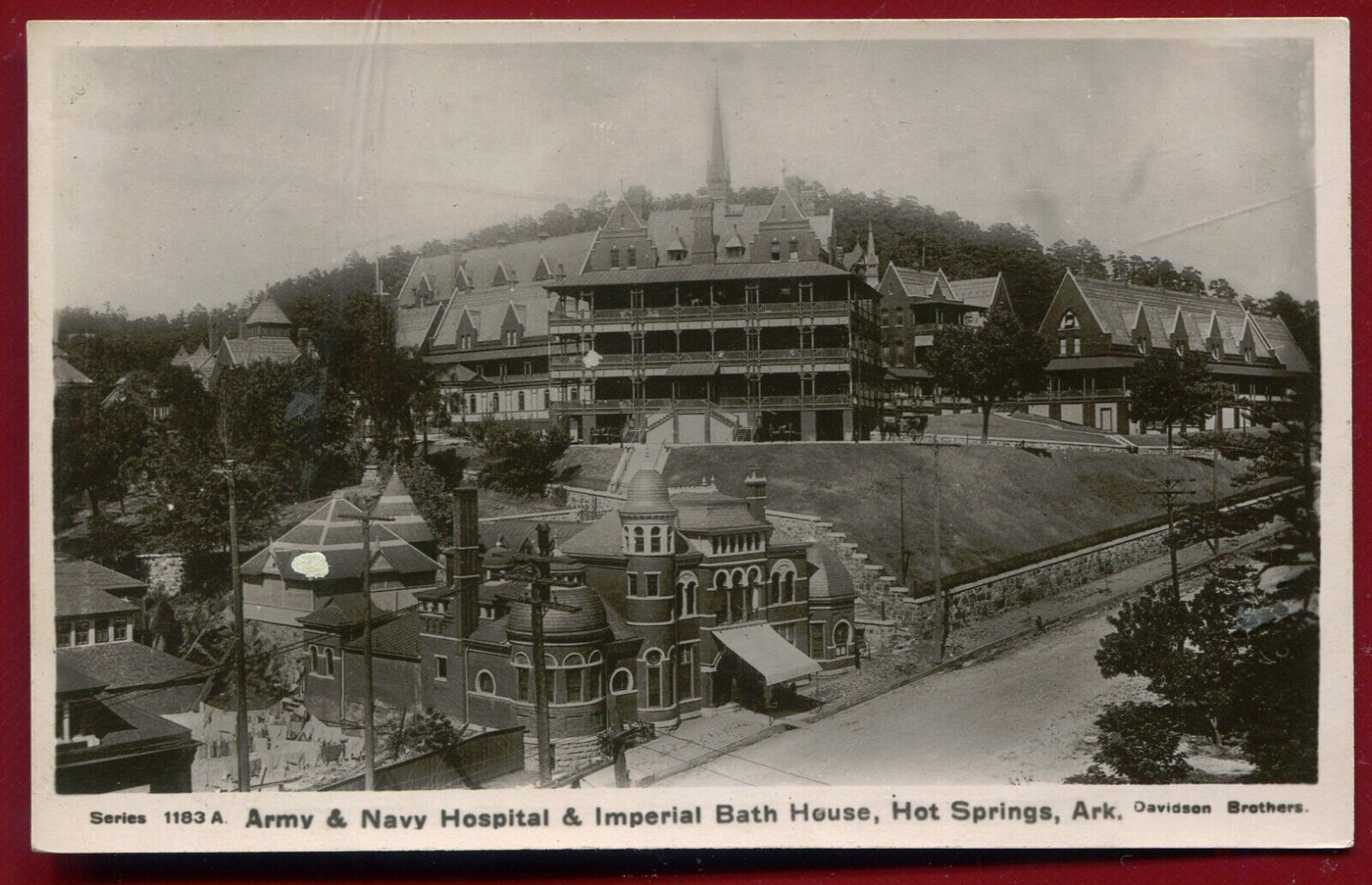 Army & Navy Hospital Imperial Bath House Hot Springs Arkansas Photo