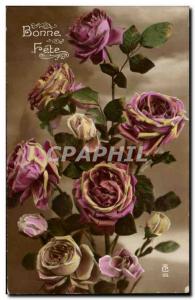 CPA Bonne Celebrates Roses Flowers