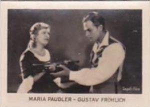 Orami Cigarette Card Film Favourites Series C No 162 Maria  Paudler &  Gus...