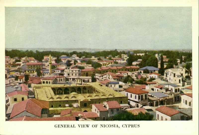 cyprus, NICOSIA, General View (1950s) Postcard