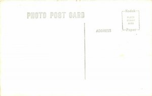 Salem Illinois 1950s RPPC Real Phot Postcard Motel Continental 