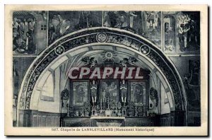 Postcard Old Chapel Lanslevillard Historical Monument