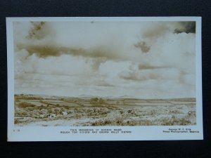 Cornwall BODMIN MOOR Twin Monarchs BROWN WILLY & ROUGH TOR - Old RP Postcard