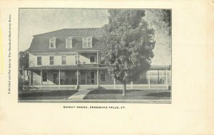 Undiv. Back Postcard; Quincy House, Enosburg Falls VT Franklin County, Unposted
