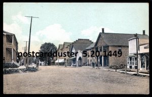 h1781 - BEDFORD Quebec Postcard 1910s Main Street West by Rumsey