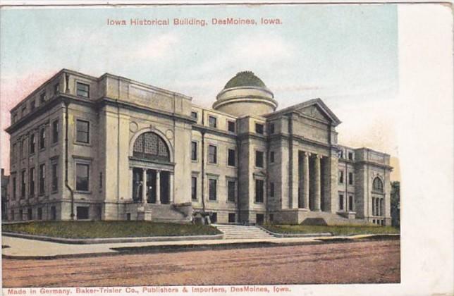 Iowa Des Moines Iowa Historical Building 1915