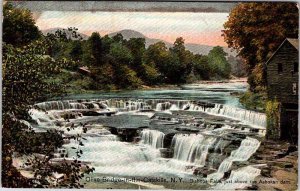 Postcard BRIDGE SCENE Catskill New York NY AO0391