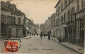 CPA MELUN - Rue St-Liesne (120157)