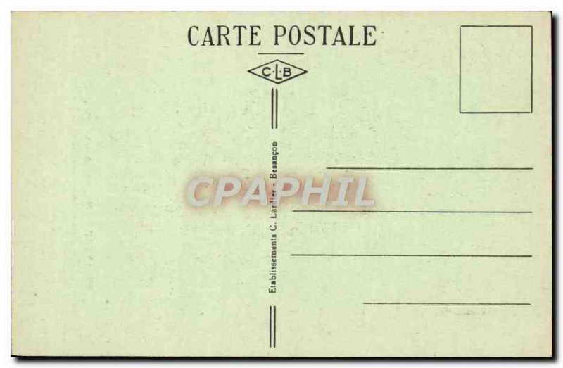 Postcard Besancon Old Astronomical Clock