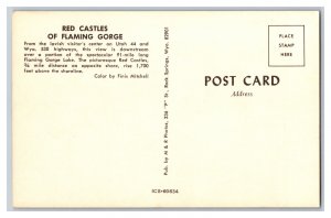 Postcard UT Red Castles Of Flaming Gorge Utah