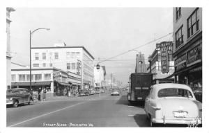 Bremerton Washington Street Scene Real Photo Antique Postcard K44750