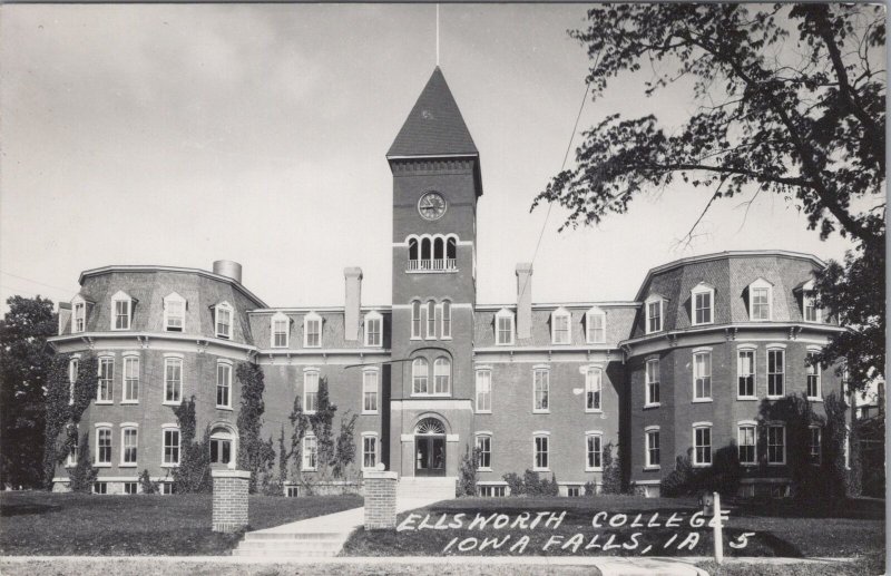 RPPC Postcard Ellsworth College Iowa Falls IA