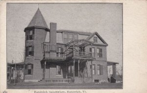 RANDOLPH, Vermont, 1900-10s; Sanatorium