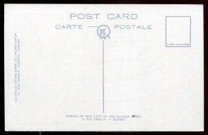h2363 - QUEBEC CITY Postcard 1950s Chapelle Notre Dame du Sacre- Coeur