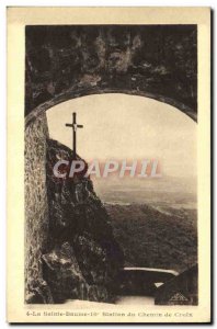 Old Postcard La Sainte Baume Station of the Cross