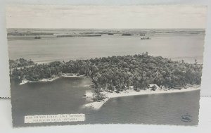 Lake Nipissing Sturgeon Falls Oak Island Lodge Ontario Vintage Postcard