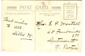 Applique Which Opens, Easter Postcard