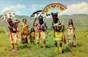 Whiteriver AZ Arizona FORT APACHE INDIAN DEVIL DANCE~Crown RESERVATION Postcard