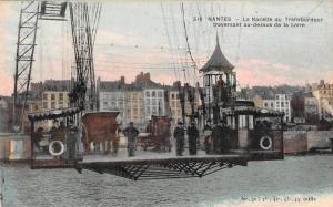 Nantes France Suspension Ferry River Crossing Antique Postcard J72217