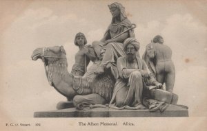 London Postcard - Statues - The Albert Memorial, Africa  RS21321