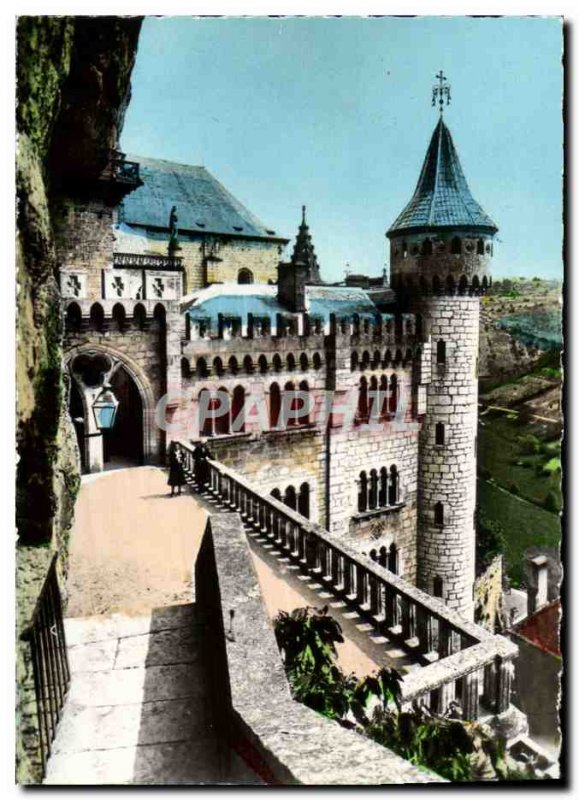 Postcard Modern Rocamadour L & # 39Ancien Palace of Bishops of Tulle
