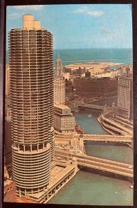 Vintage Postcard 1963 Marina City Apartments, Chicago, Illinois (IL)