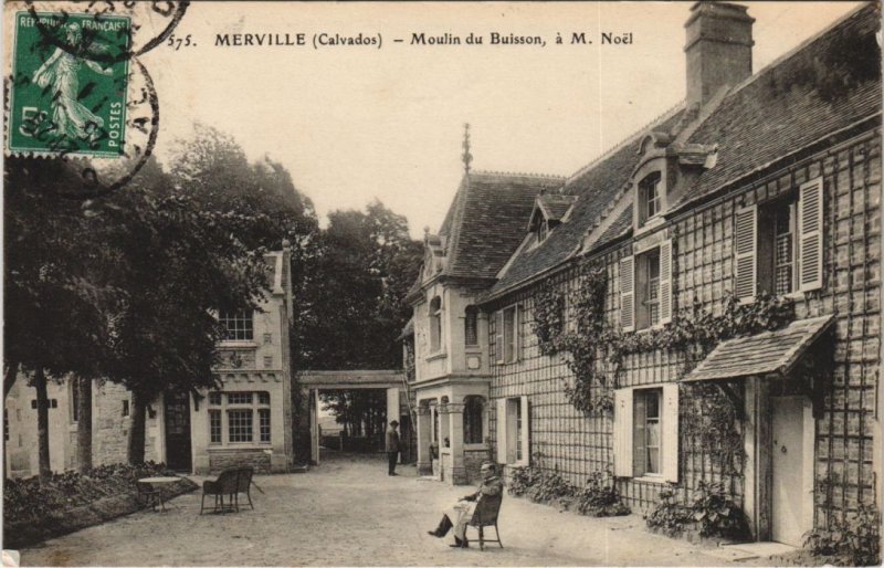 CPA MERVILLE-FRANCEVILLE-PLAGE Moulin du Buisson (1227369)