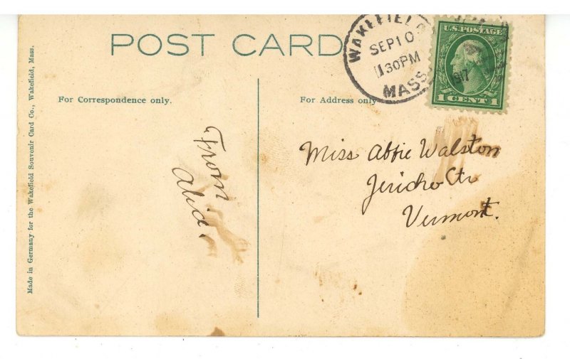 MA -  Wakefield. Lake Quannapowitt & Pagoda