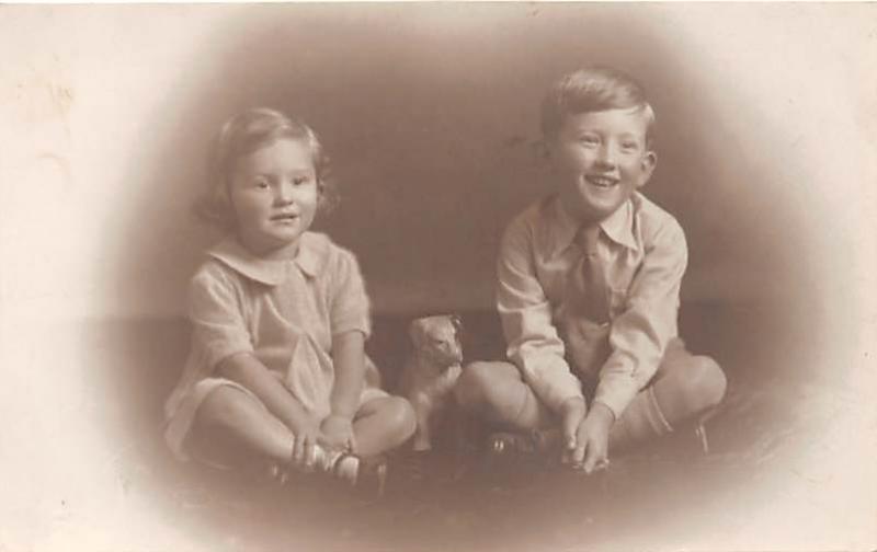 Little boy & girl Child, People Photo Unused 