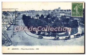 Old Postcard Amiens Place Ren? Goblet