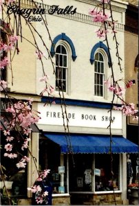 Chagrin Falls, OH Ohio  FIRESIDE BOOK SHOP  Advertising  4X6 Postcard