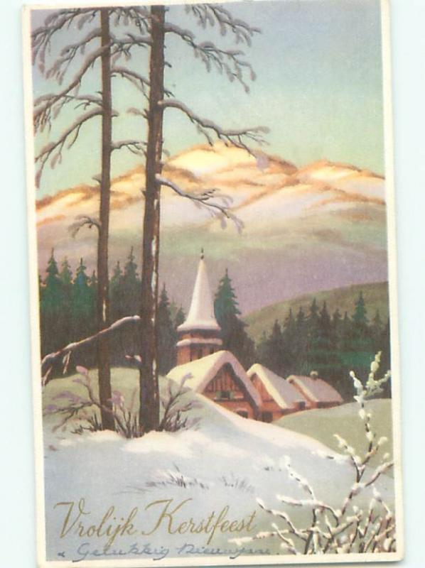 Mid-Century Era GREAT SCENE Scarce Foreign Postcard AA6796