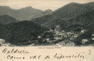 BRAZIL PARTE DE PETROLOPIS ANTIQUE POSTCARD