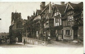 Warwickshire Postcard - Leicester's Hospital and West Gate,Warwick  TZ7690