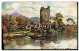 Old Postcard Ross Castle in Killarney