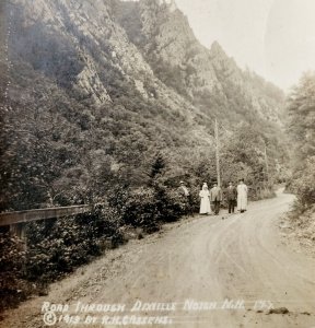 1913 RPPC Postcard Dixville Notch New Hamphire Landscape New England PCBG22