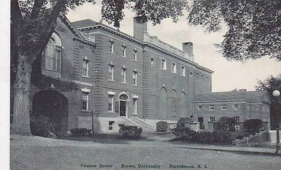 Rhode Island Providence Brown University Faunce House Albertype