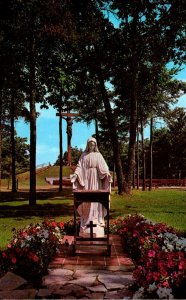 Michigan Indian River Catholic Shrine Carrara Marble Statue Of Our Lady...