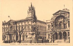 BF8160 avignon pleace de l horloge la mairie france      France