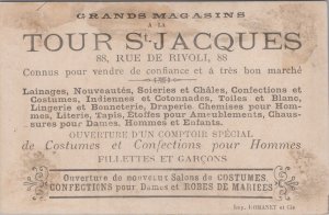 Victorian Trade Card Tour St. Jacques Château Briand L1