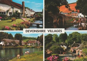 DEVONSHIRE VILLAGES - Vintage POSTCARD