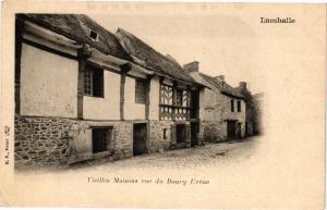 CPA LAMBALLE - Vieilles Maisons rue du Bourg Uréne (230362)