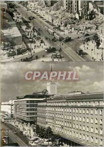 Postcard Modern Warszawa Jerozolimskie Tramway Army
