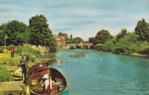 The Avon Bridge Christchurch 1960s Postcard