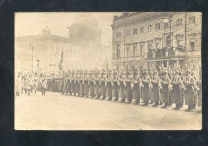 RPPC WWII BERLIN GERMANY KAISER WILHELM GERMAN ARMY PARADE REAL PHOTO POSTCARD