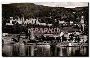 Postcard Old Heidelberg Party am Neckar